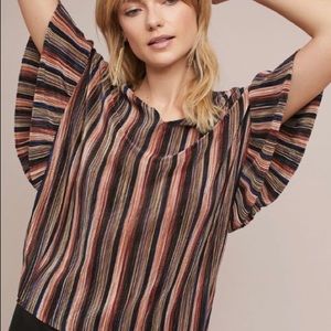 Vanessa Virginia Burnsville Ruffle Sleeve Top